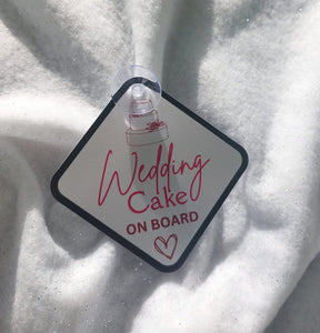 CAKE ON BOARD SIGN