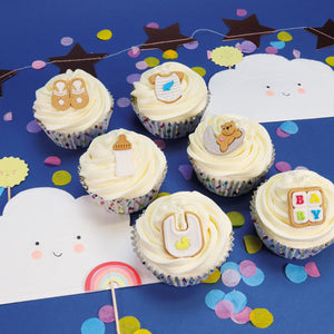 PME CUPCAKE TOPPERS BABY PK/6