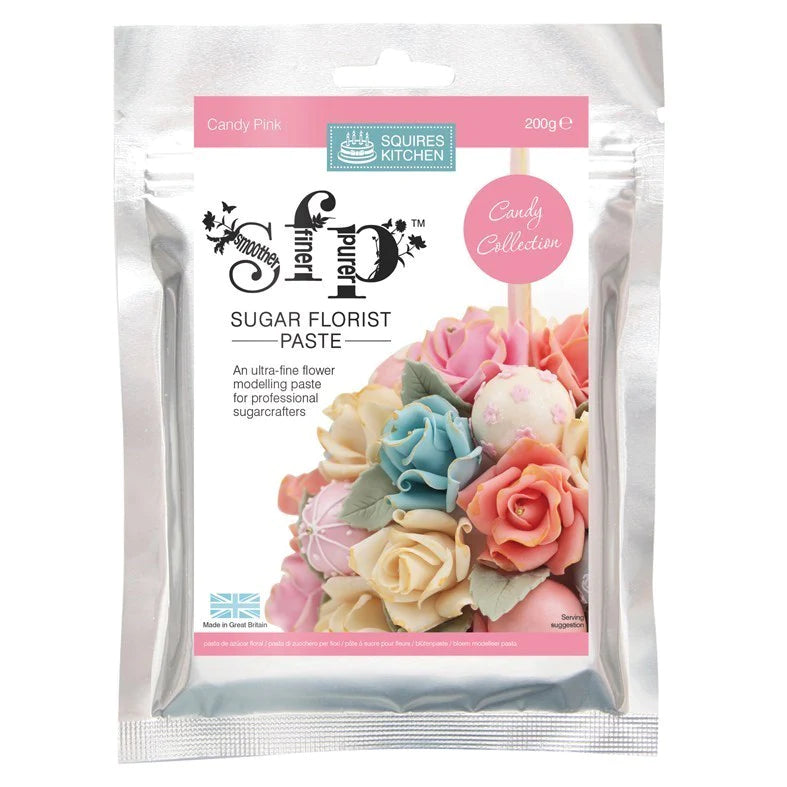 Candy Pink 200g Flower Paste