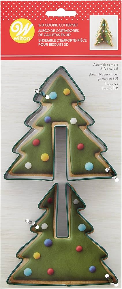 Wilton 3D Cookie Cutter Tree Set/2
