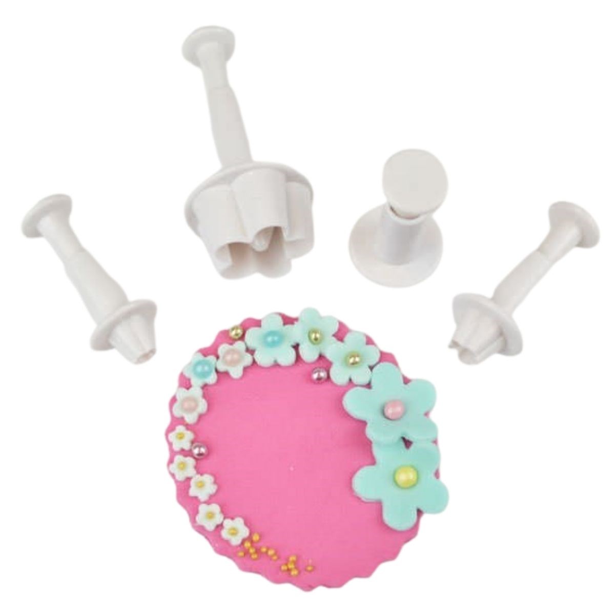 Cake Star Plunger Cutter Blossom 4 Piece