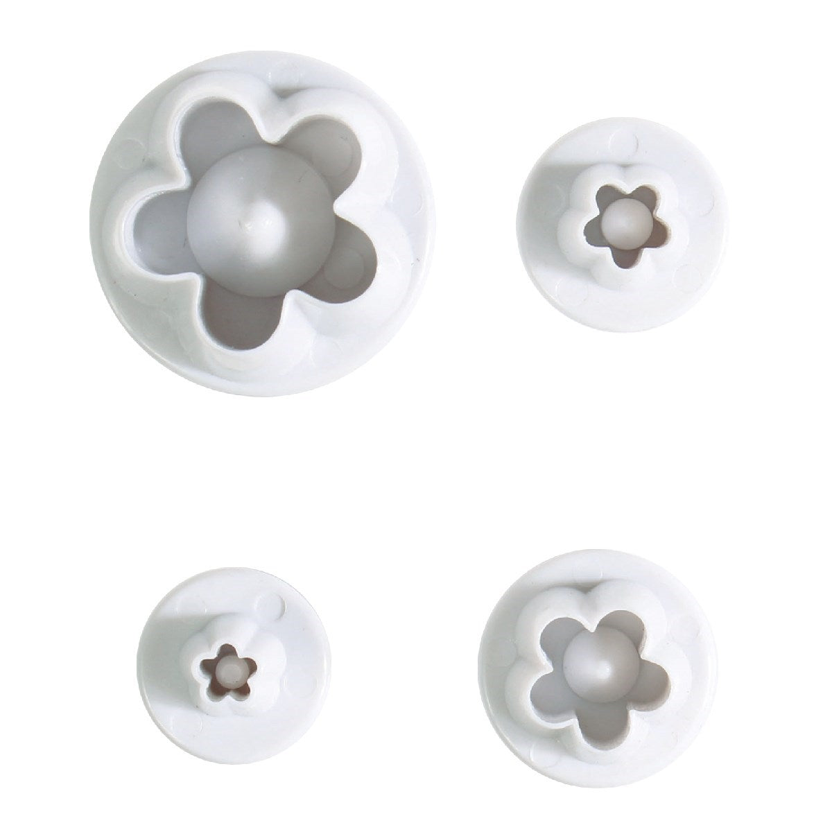 Cake Star Plunger Cutter Blossom 4 Piece