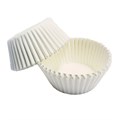 Paper Baking Cases - Mini, White Pk/100