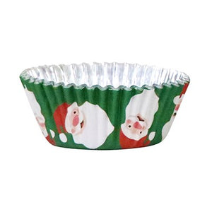 CUPCAKE CASES FOIL LINED - CHRISTMAS SANTA PK/30