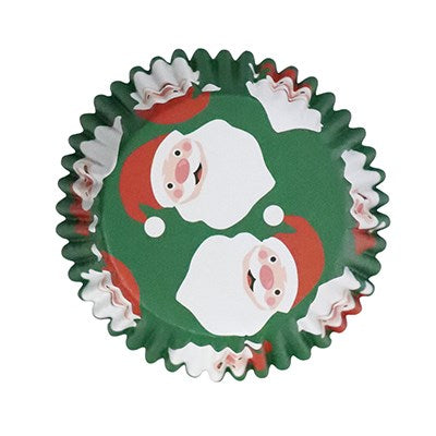 CUPCAKE CASES FOIL LINED - CHRISTMAS SANTA PK/30