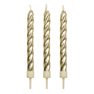 Candles with Holders Pack 10