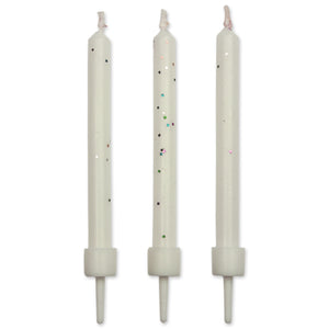 Candles with Holders Pack 10