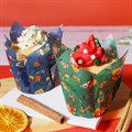 Christmas Tulip Muffin Cases - Santa's Workshop (Pack of 24)