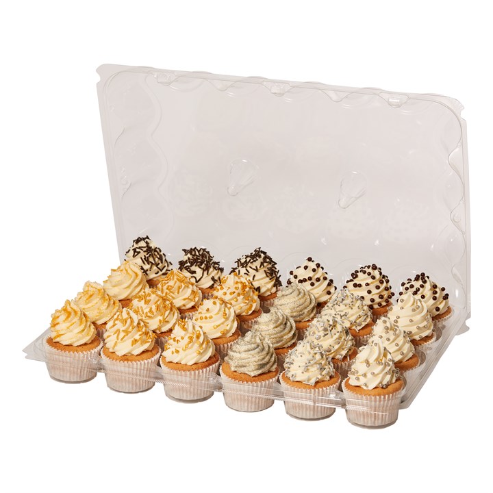 PME Pack of 3 Cupcake Containers (24 cavities)