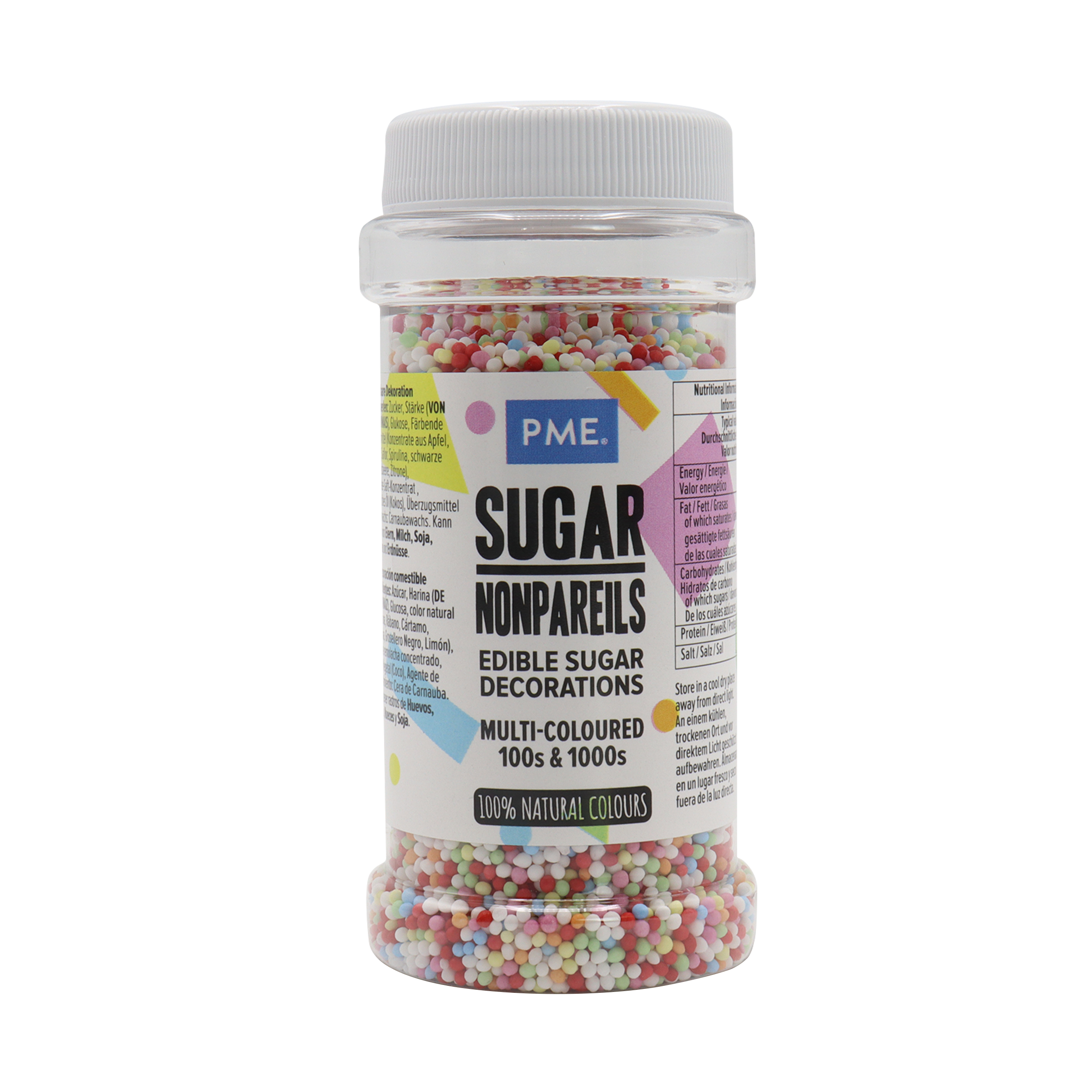 Multi-Coloured Non-Pareils (80g )