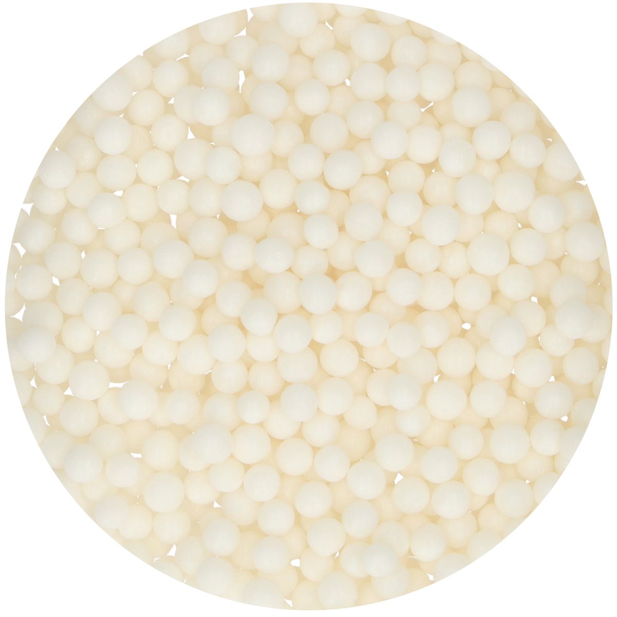 Funcakes Soft Pearls Medium (4mm)  White 60 G