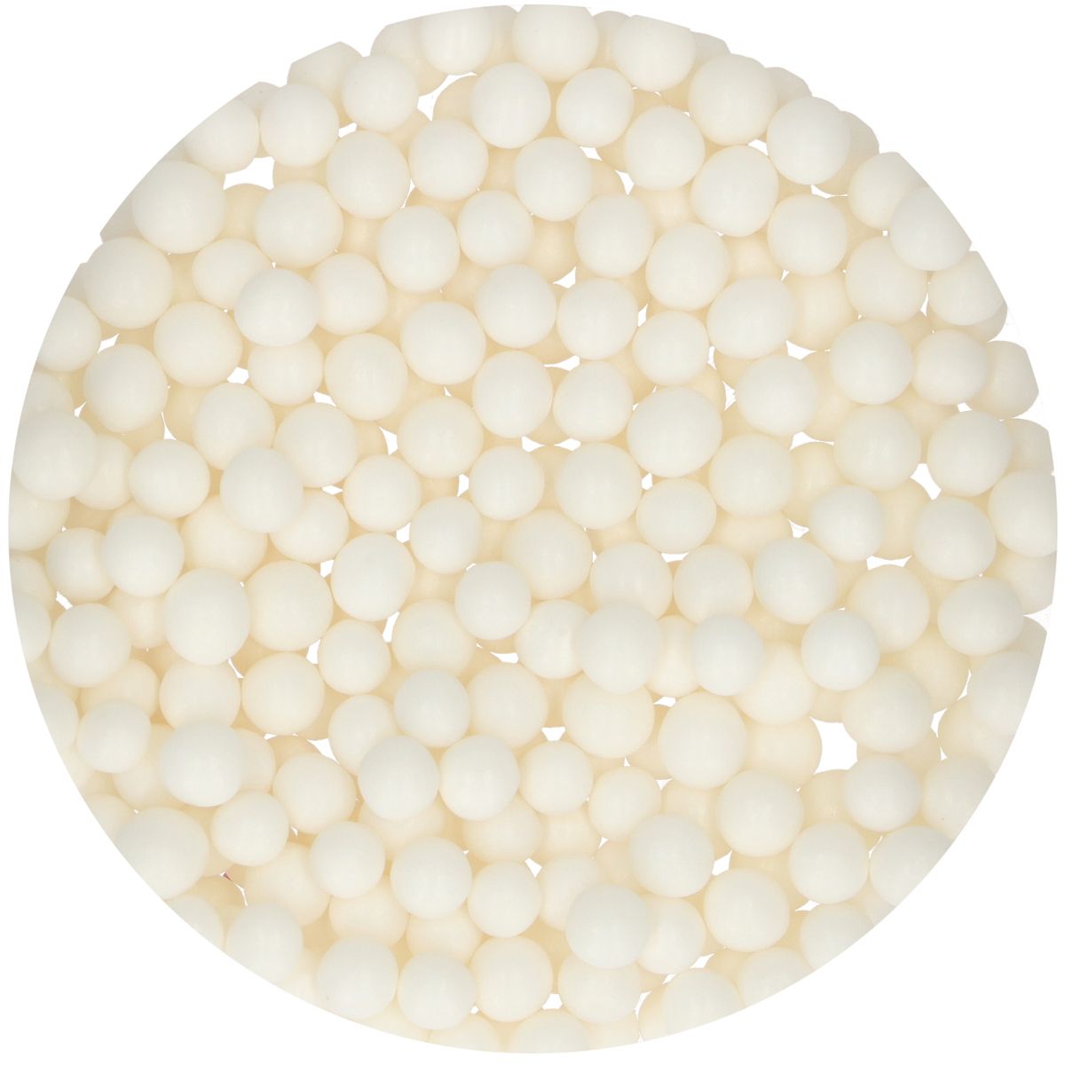 FUNCAKES SUGAR PEARLS LARGE WHITE 70 G