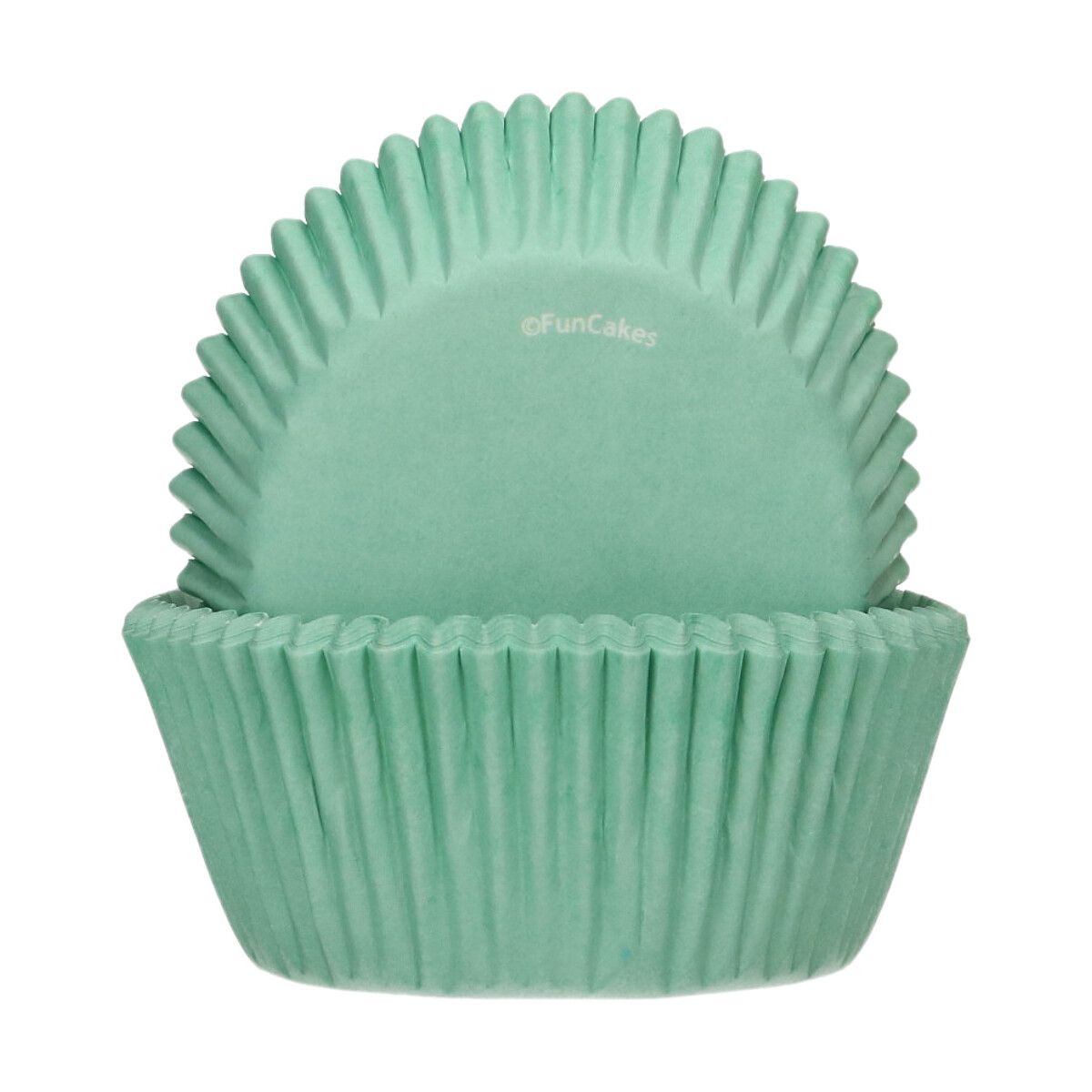 FUNCAKES BAKING CUPS MINT GREEN PK/48