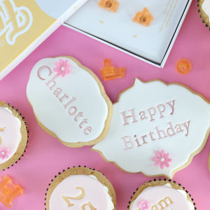 Fun Fonts - Cupcakes and Cookies Stamping Set Collection 2