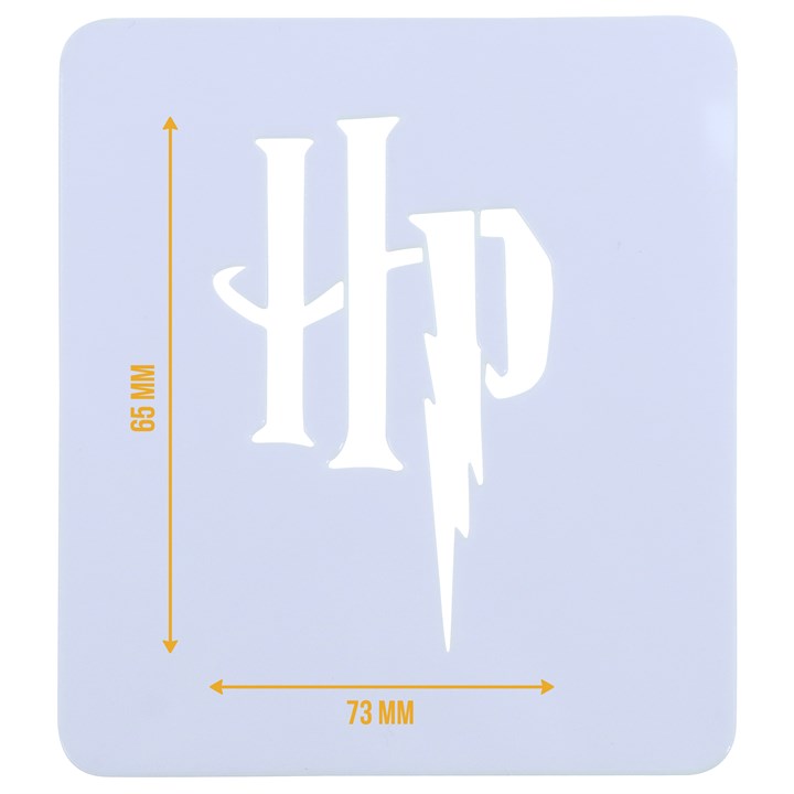 Harry Potter Cake Stencil, HP Logo, Small