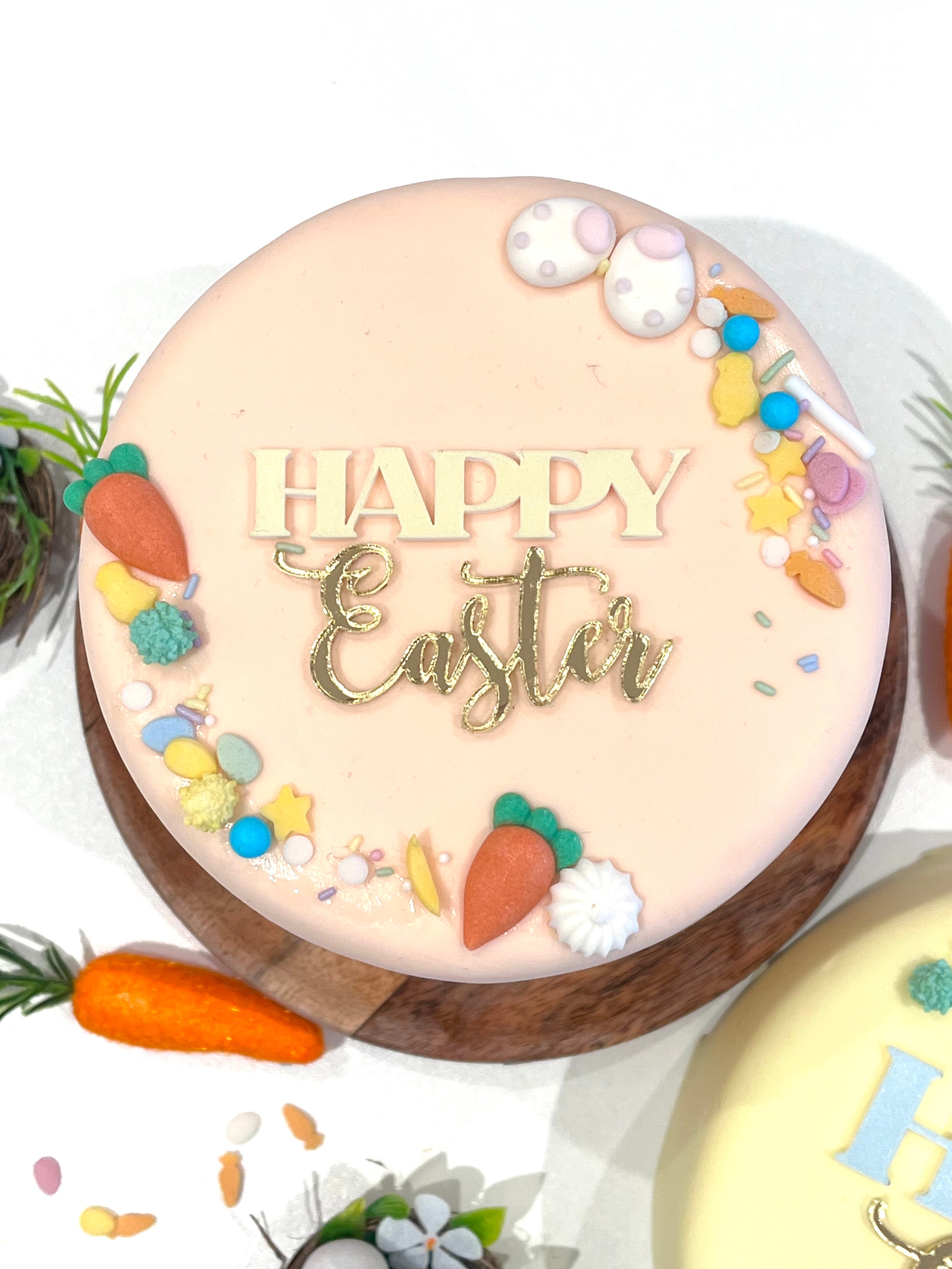 Happy Easter Acrylic Toppers