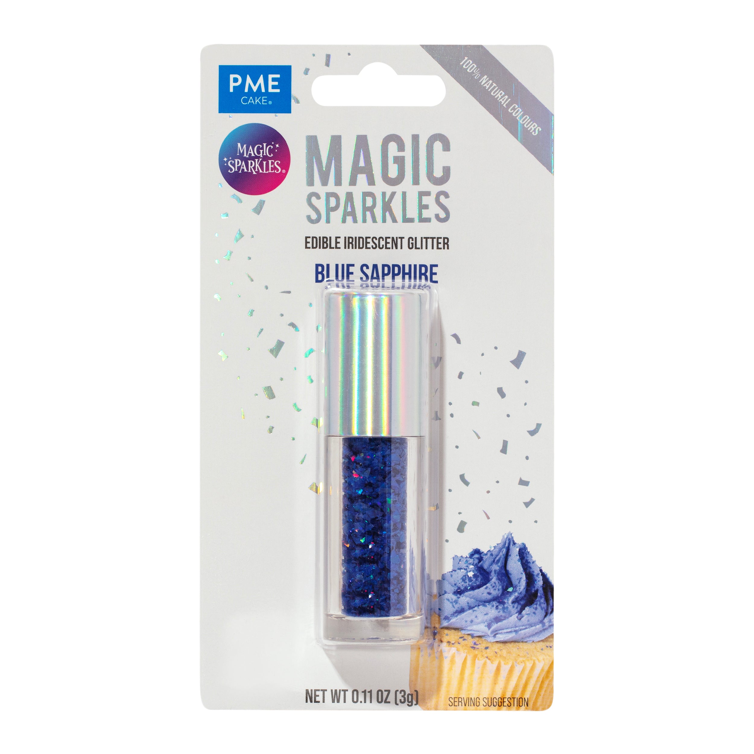 Magic Sparkles, Edible Iridescent Glitter – Various Colours (3g)
