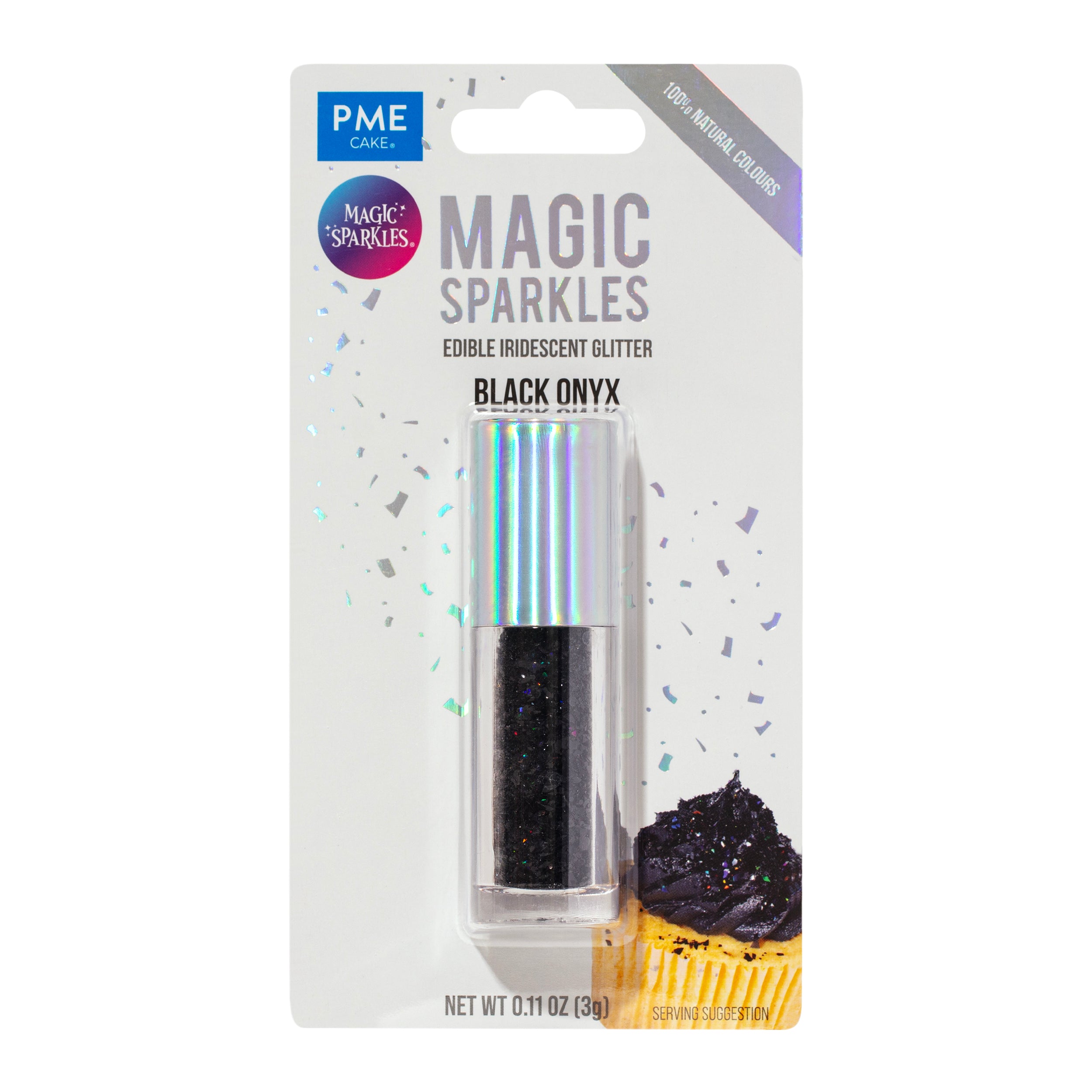 Magic Sparkles, Edible Iridescent Glitter – Various Colours (3g)