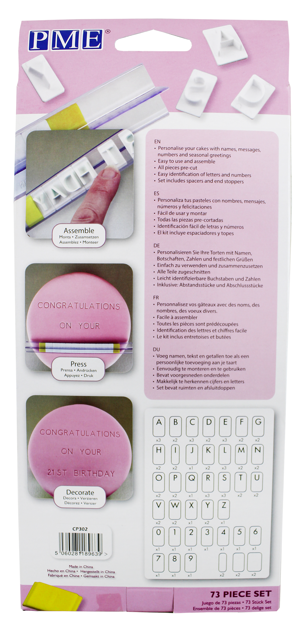 Create N Press Message Set