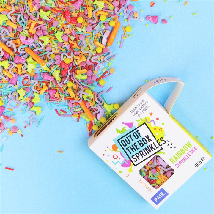 OUT THE BOX Sprinkle Mix - Rainbow 60G