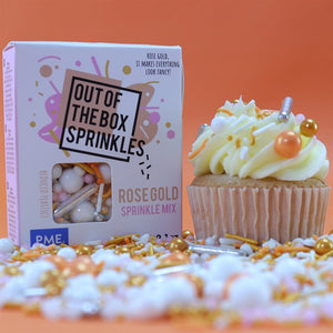 Out the Box Sprinkle Mix - Rose Gold 60g