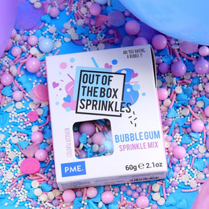 OUT THE BOX SPRINKLE MIX - BUBBLE GUM 60G