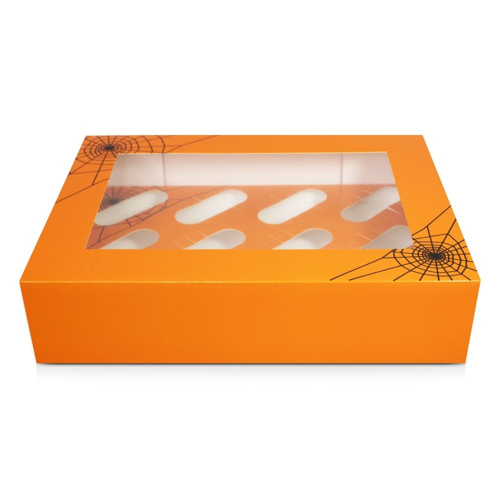 Cobweb Design Cupcake Box