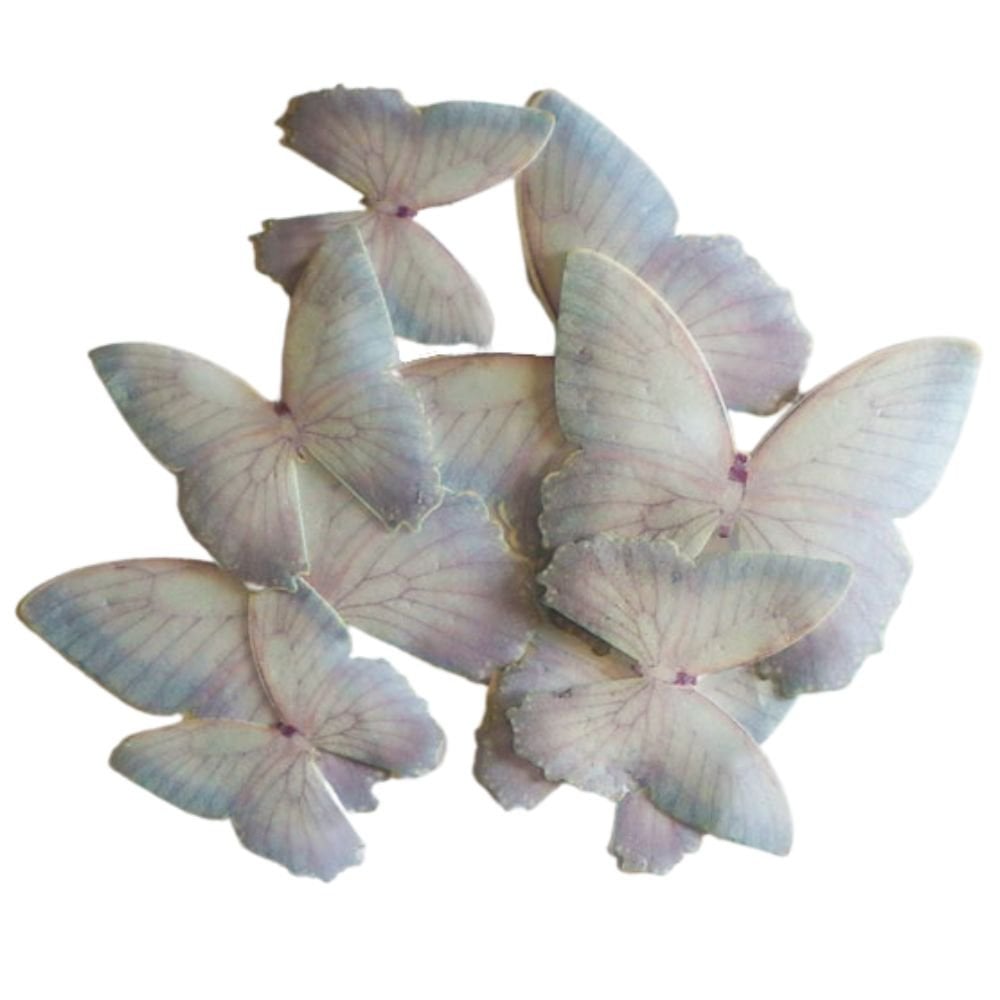 CRYSTAL CANDY Ethereal Butterflies Edible Wafer Paper Decorations