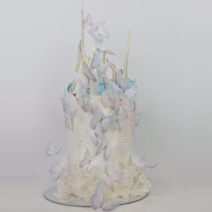 CRYSTAL CANDY Ethereal Butterflies Edible Wafer Paper Decorations