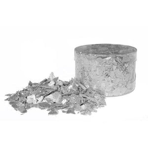 CRYSTAL CANDY Silver Moon Edible Cake Flakes