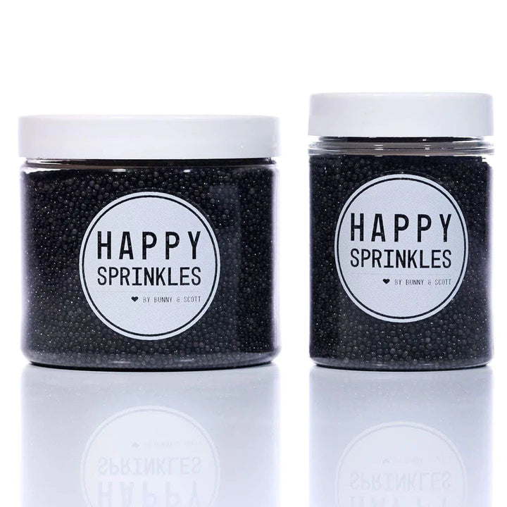 Happy Sprinkles Black Simplicity