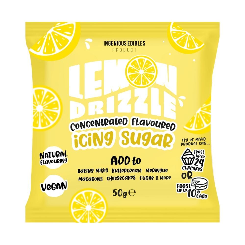 INGENIOUS EDIBLES Concentrated Flavoured Icing Sugar 50g