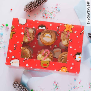 Festive Friends 6 Cupcake Box