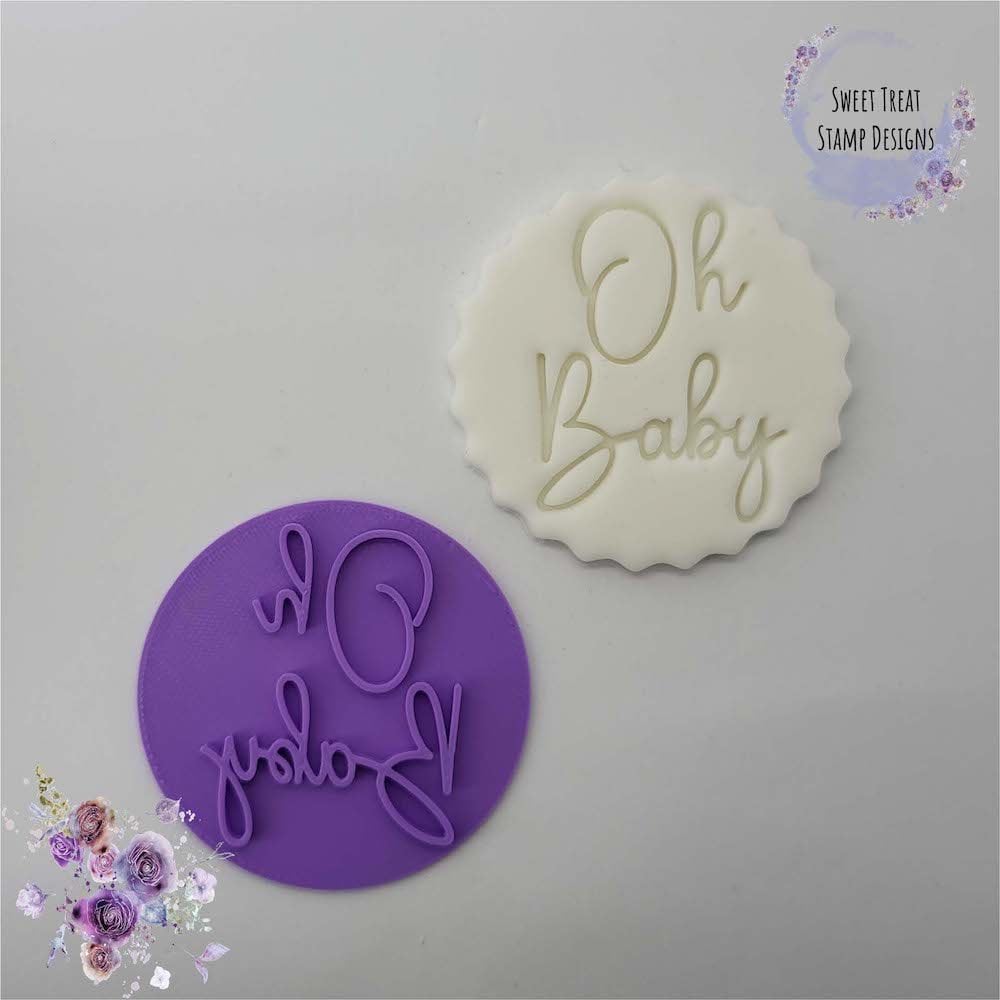 Oh Baby - Embossing Stamp