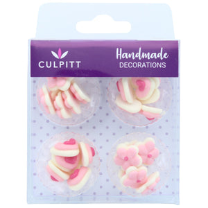 Sugar Dec Pink Mini Hearts & Flowers