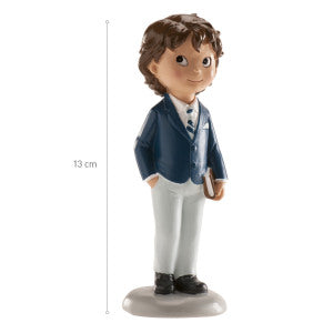 COMMUNION BOY TOPPER BLUE SUIT