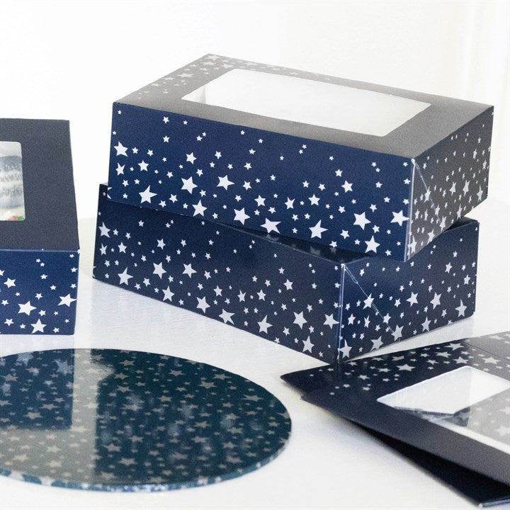 6/12 Cupcake Box -Starry Night
