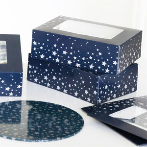 6/12 Cupcake Box -Starry Night