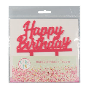 Cake Star Happy Birthday Blue Pic