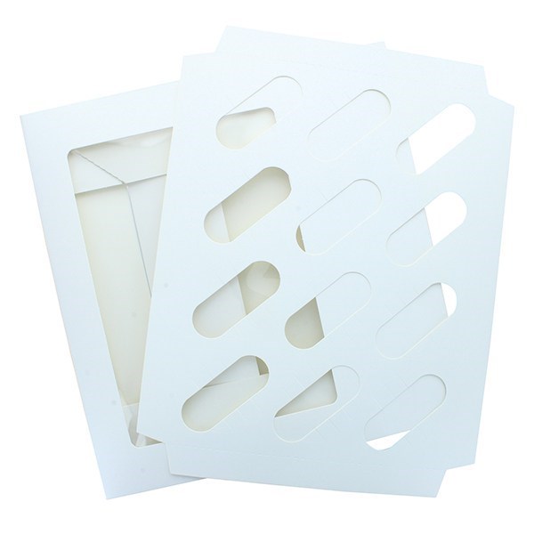 12 Cupcake Box White