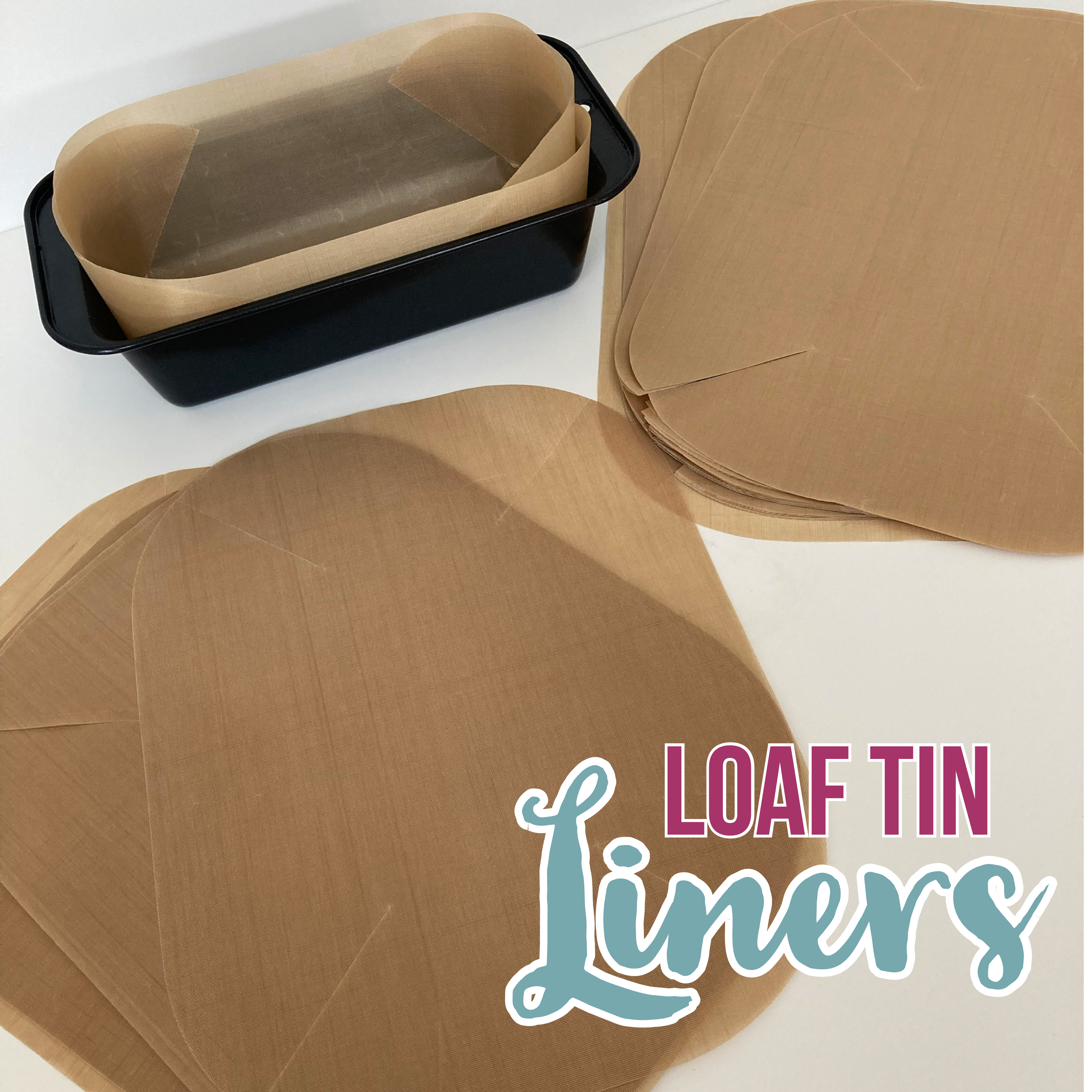 2 PK Loaf Tin Liners 1lb & 2lb