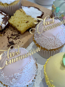 First Communion Acrylic Script