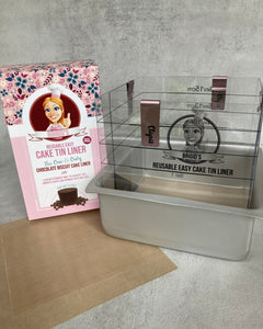 square chocolate biscuit cake liner