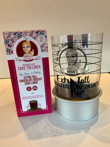 Extra Tall Round Chocolate Biscuit Cake Liner™