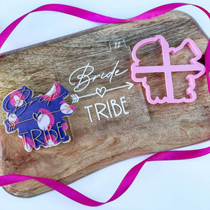 Bride Tribe Style 2 Hen Party Cookie Cutter and Embosser