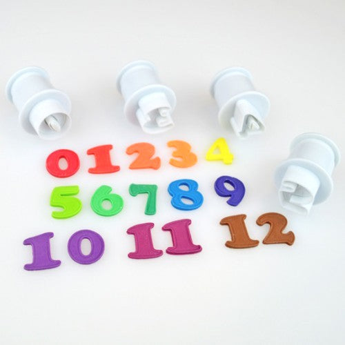 Cake Star Push Easy Cutters - Mini Numbers - 10 Piece