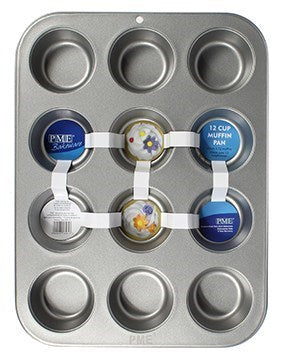 12 Cupcake Baking Tin