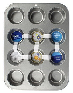 12 Cupcake Baking Tin